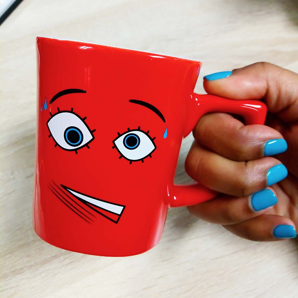 cup red ceramic mug toy